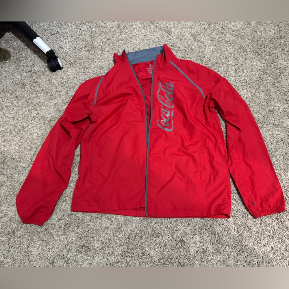 Coca Cola Men's Red Windbreaker light material